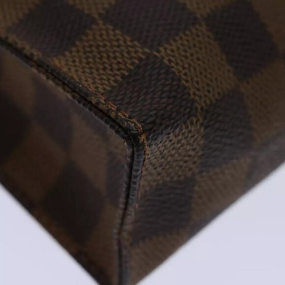 LOUIS VUITTON Damier Ebene Poche Toilette 26 Pouch N47543 LV Auth - Picture 3 of 16